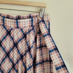 Topshop pleated summer skirt